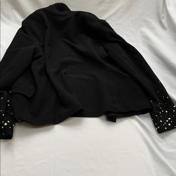 Joan Rivers Black bejeweled Blazer Sz. Small - Picture 6 of 7